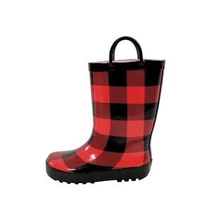 Hudson Baby Navy Red & black plaid Size 4 T NWT